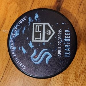 NWT Seattle Kraken LA Kings Puck